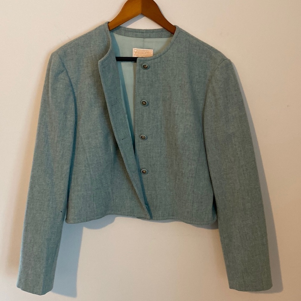 Vintage Pendleton Cropped Wool Jacket - image 2